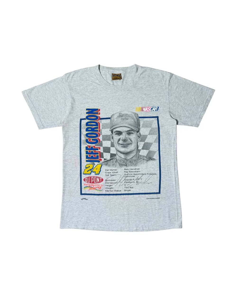 Vintage 1994 Jeff Gordon NASCAR Racing T-shirt